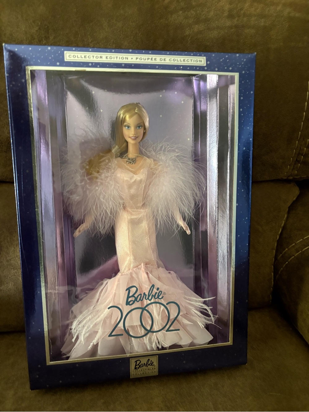 Barbie Collector Edition 2002 Pink Feather Gown